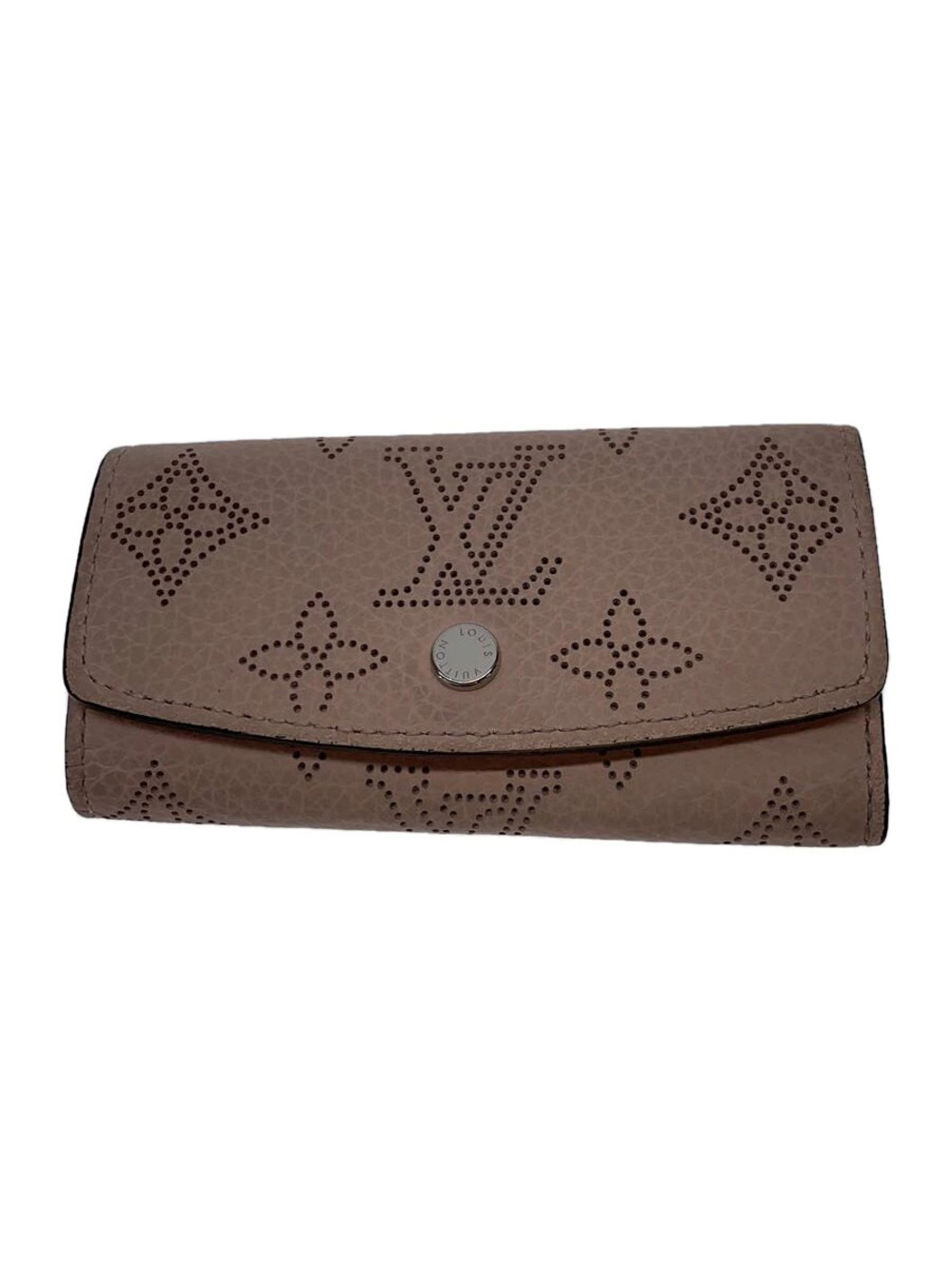 LOUIS VUITTON Key Case Wallet Pink All over
